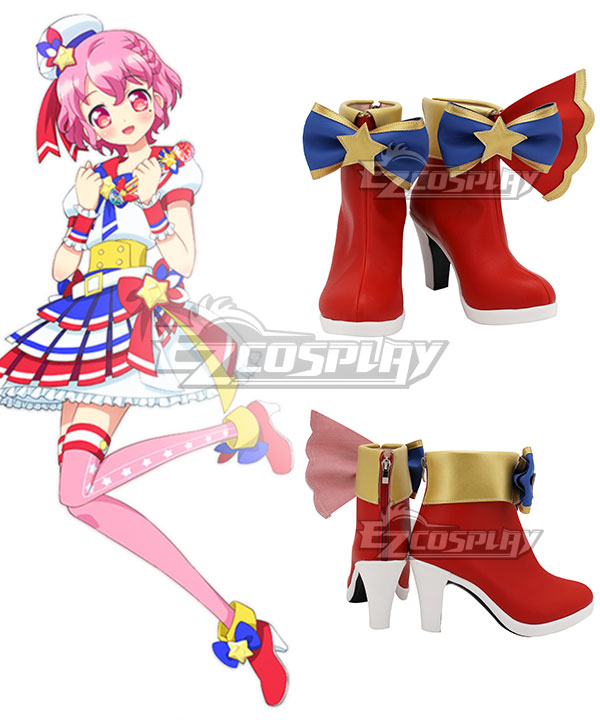 PuriPara Leona West Red Cosplay Shoes