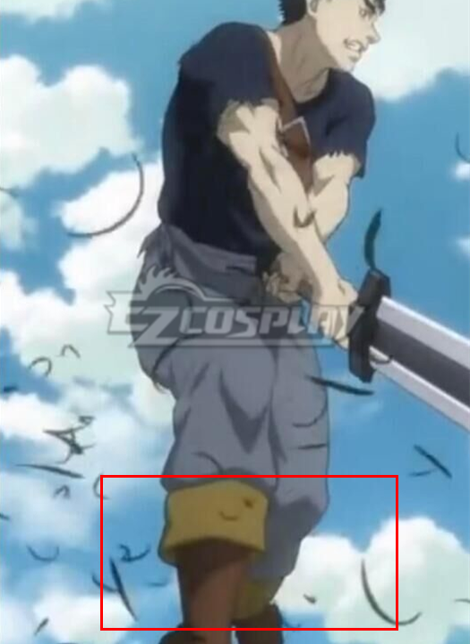 Berserk Guts Mercenary Brown Shoes Cosplay Boots