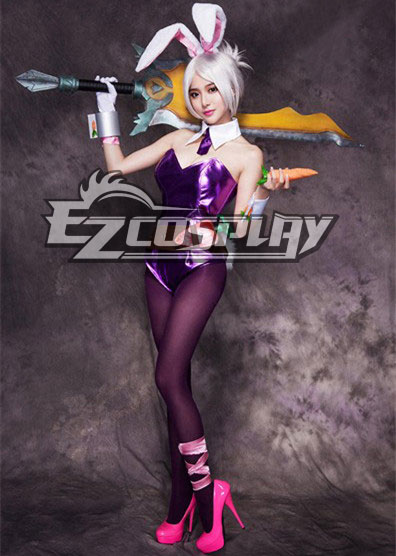 League of Legends Riven Bunny Girl Cosplay Costume