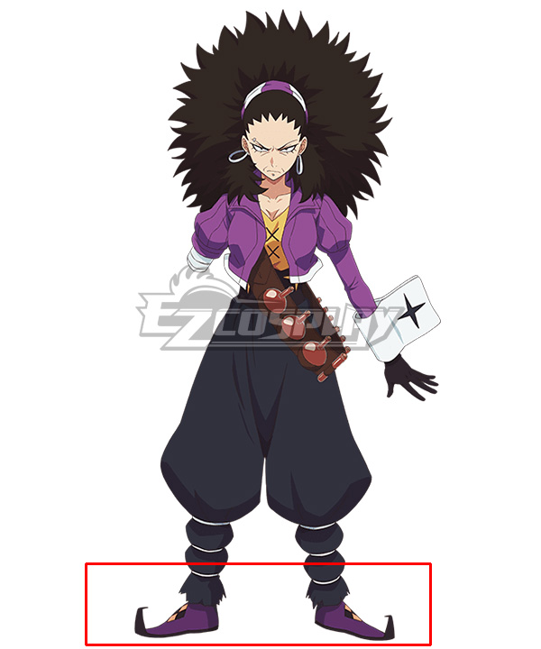 

Radiant Alma Purple Cosplay Shoes