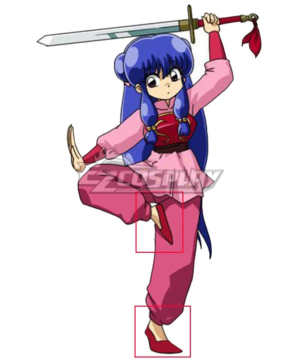 

Ranma½ Ranma Nibun No Ichi Ranma One Half Shampoo Red Cosplay Shoes