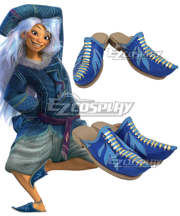 Raya And The Last Dragon Sisu Blue Cosplay Shoes