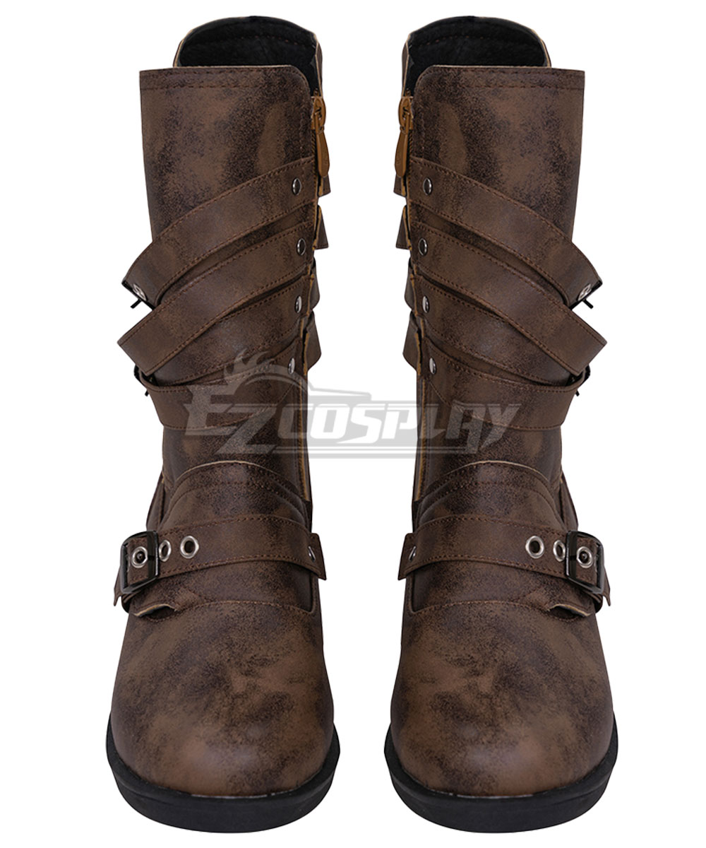 RE 9 RE Requiem Grace Ashcroft Brown Cosplay Shoes