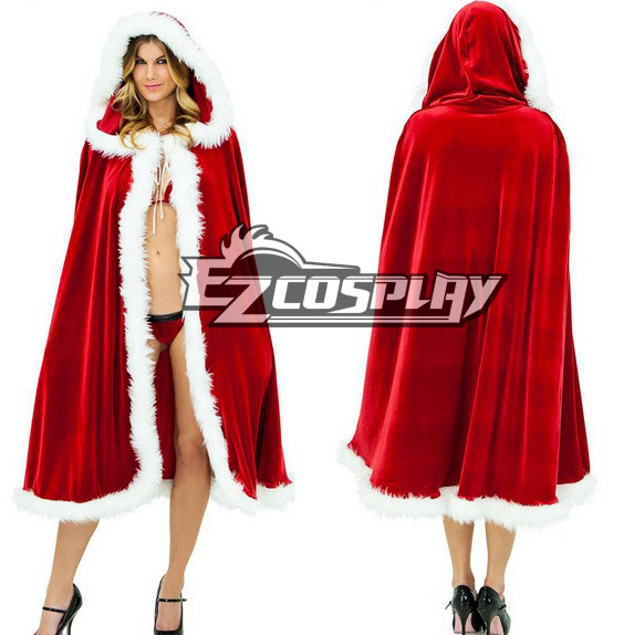 Christmas Princess Red Cloak Cosplay Custume