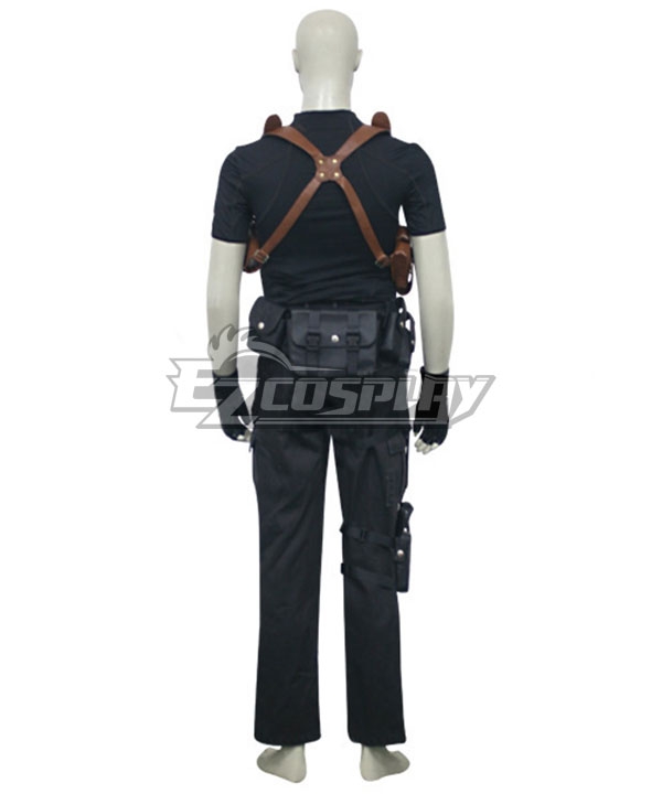 Resident Evil 4 Remake Leon S Kennedy Blue Bomber Jacket - Stinson Leathers