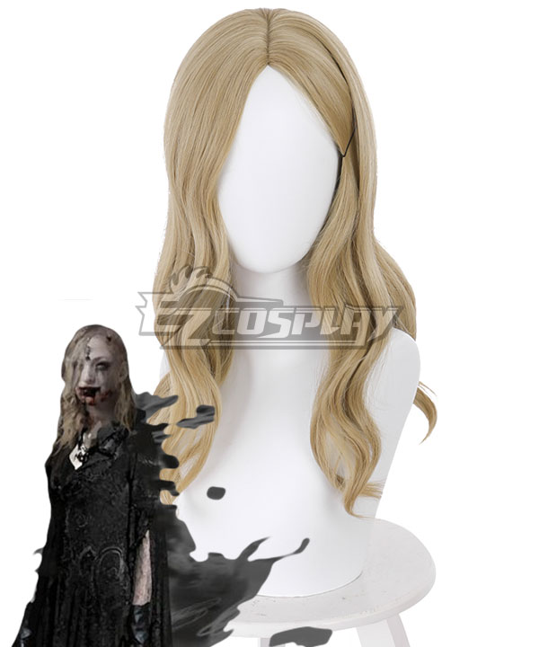 Resident Evil 8 Village Vampire Daughters Golden Cosplay Wig