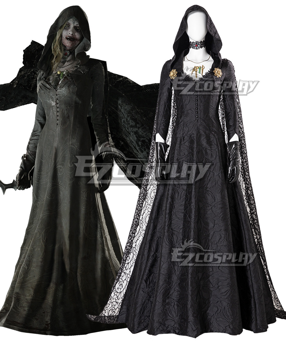 Resident Evil 8 Village Vampire Daughters Bela Daniela Cassandra Dimitrescu Halloween Premium Edition Cosplay Costume