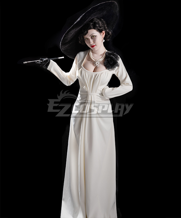 Resident Evil 8 Village Alcina Dimitrescu Vampire Lady Dimitrescu Dress Cosplay Costume