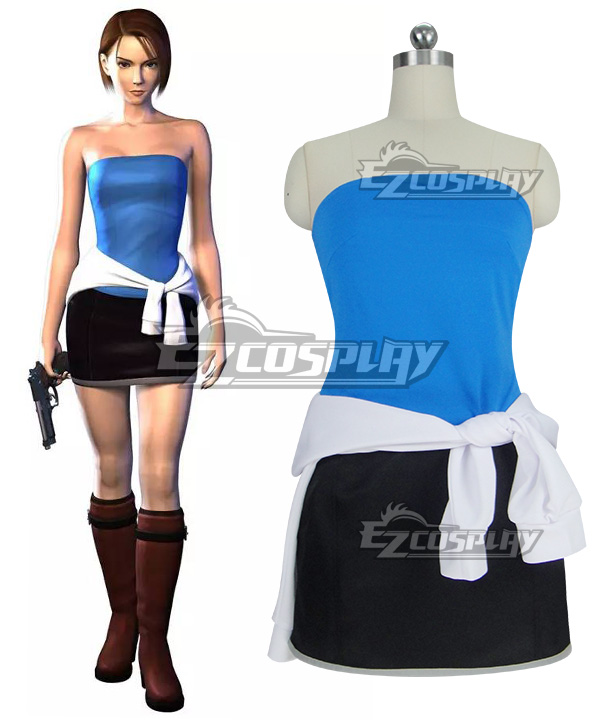 Resident Evil Game Jill Valentin Cosplay Costume Simple Edition