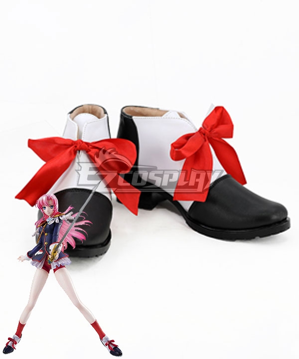 Revolutionary Girl Utena Utena Tenjou White Red Black Cosplay Shoes
