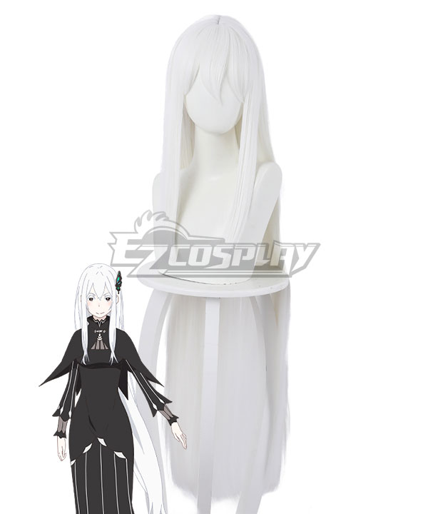 Re:Zero Re: Life In A Different World From Zero Witch of Greed Echidna White Cosplay Wig