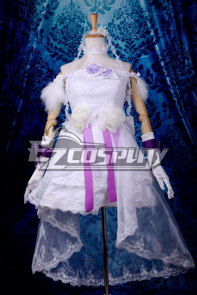 Ruler Vocaloid Muki White Dress Cosplay Costume