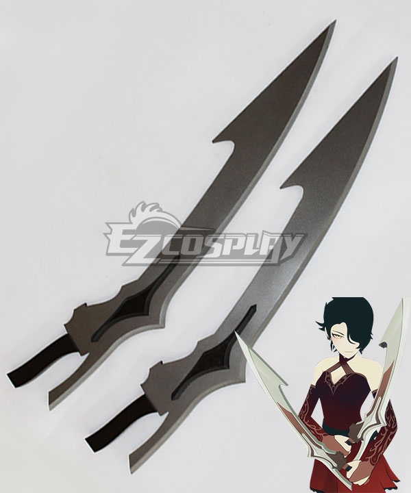 RWBY Cinder Fall Two Sword Cosplay Weapon Prop