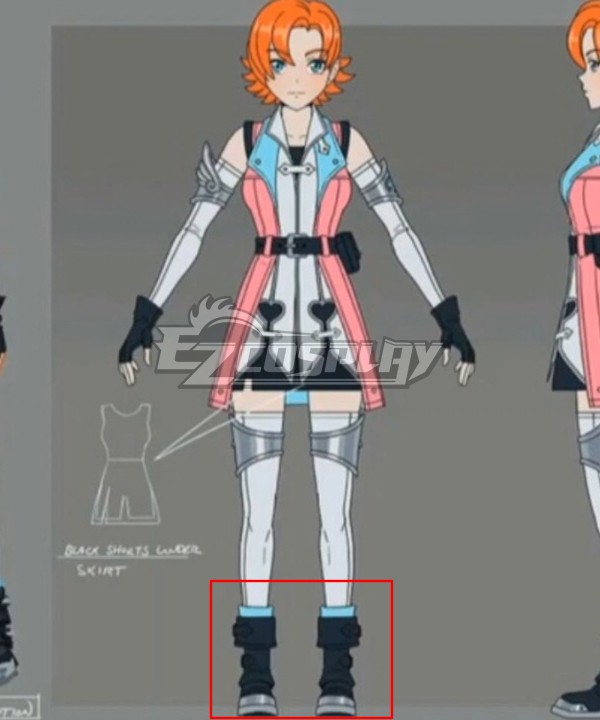 

RWBY Volume 7 Nora Valkyrie Black Cosplay Shoes