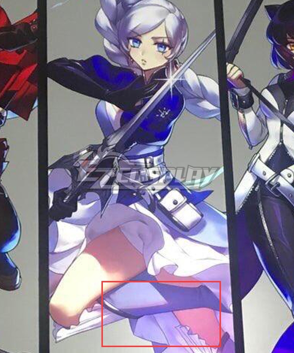 

RWBY Volume 7 Weiss Schnee Purple Shoes Cosplay Boots