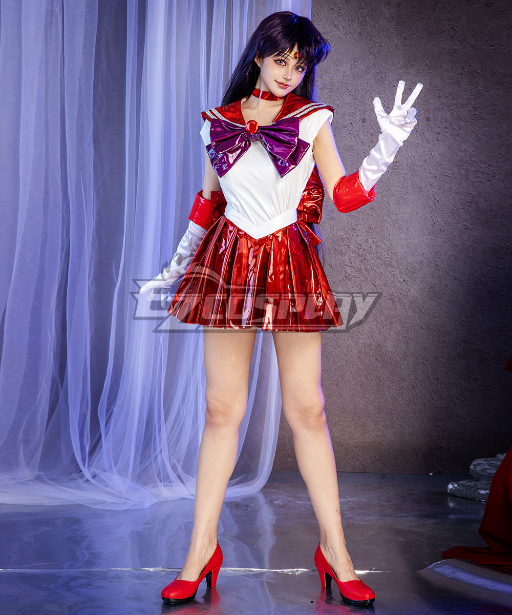 Sailor Moon 30th Anniversary Rei Hino Sailor Mars Halloween Cosplay Costume