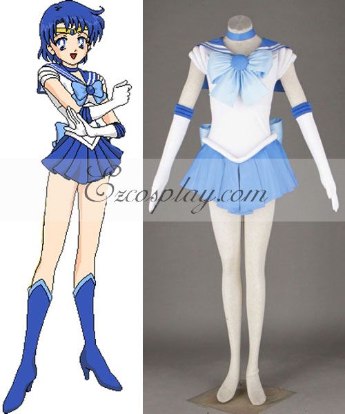 

Sailor Moon Mizuno Ami Sailor Mercury Cosplay Costume