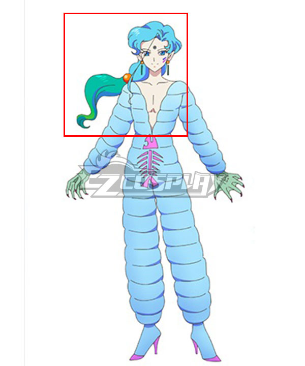 Sailor Moon Eternal Fish's Eye Blue Green Cosplay Wig