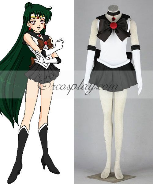 Sailor Moon Meiou Setsuna Sailor Pluto Cosplay Costume