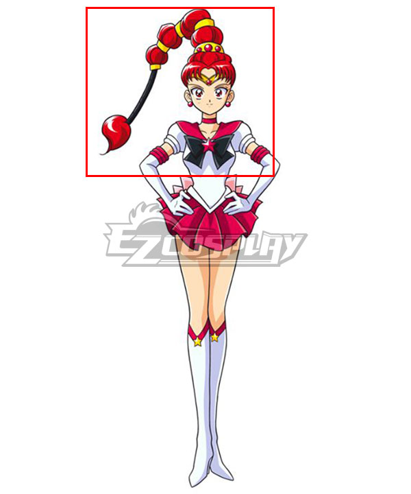 Sailor Moon Sailor Vesta Red Cosplay Wig