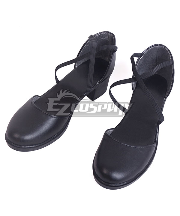 Sailor Moon Tsukino Usagi School Uniform Black Cosplay Shoes