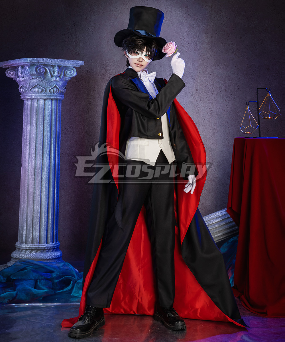  Sailor Moon Tuxedo Mask Mamoru Chiba Cosplay Costume