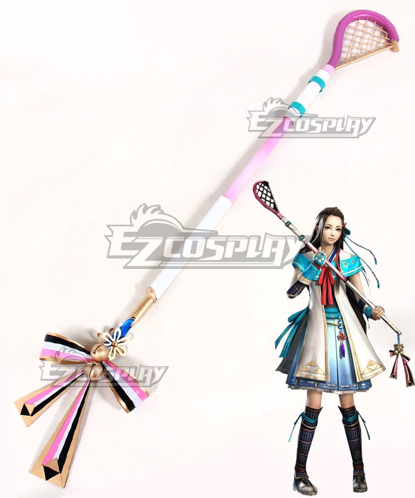 Samurai Warriors 4 Sengoku Musou Lady Hayakawa Dakyu Stick Cosplay Weapon Prop