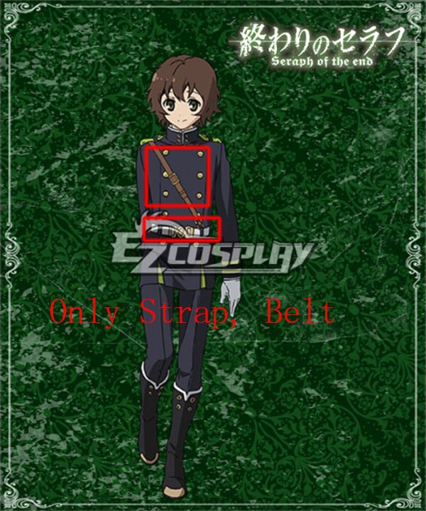 

Seraph Of The End Vampire Reign Owari No Serafu Yoichi Saotome Cosplay Costume - Only Strap, Belt