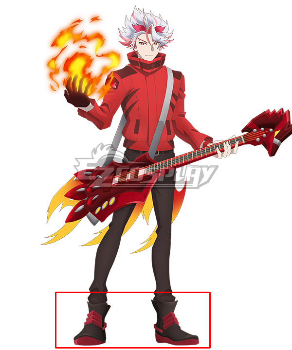 

SHOW BY ROCK!! Mashumairesh!! Joe Black Cosplay Shoes