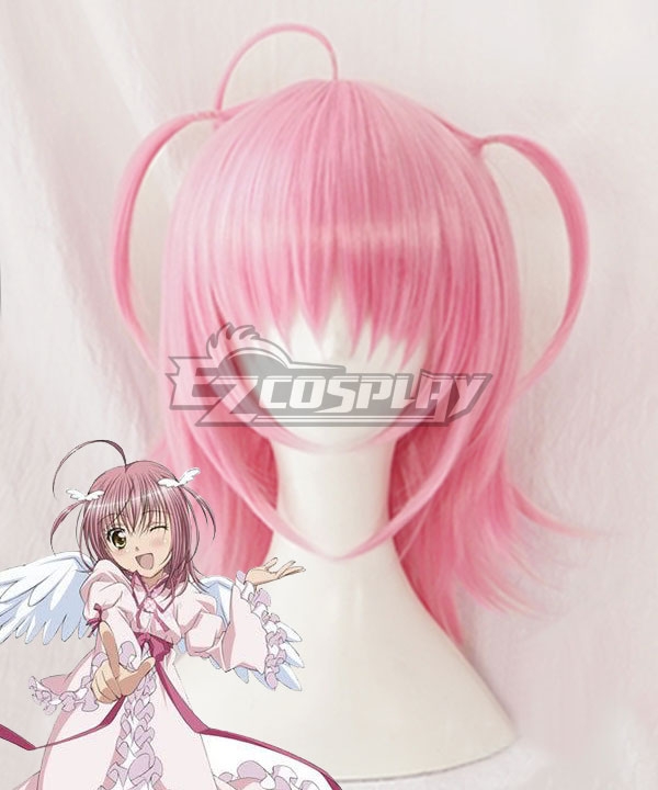 Shugo Chara Hinamori Amu Amulet Angel Pink Cosplay Wig