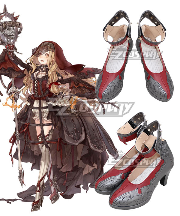 SINoALICE Little Red Riding Hood Gray Cosplay Shoes