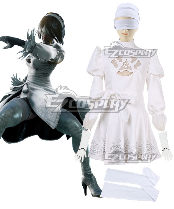 

Soul Calibur 6 2B White Dress Cosplay Costume