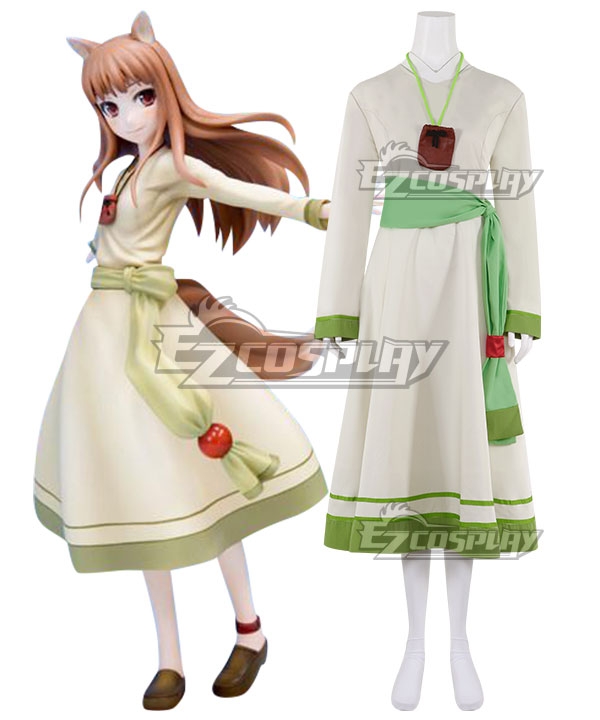 Spice and Wolf Holo White Dress Cosplay Costume