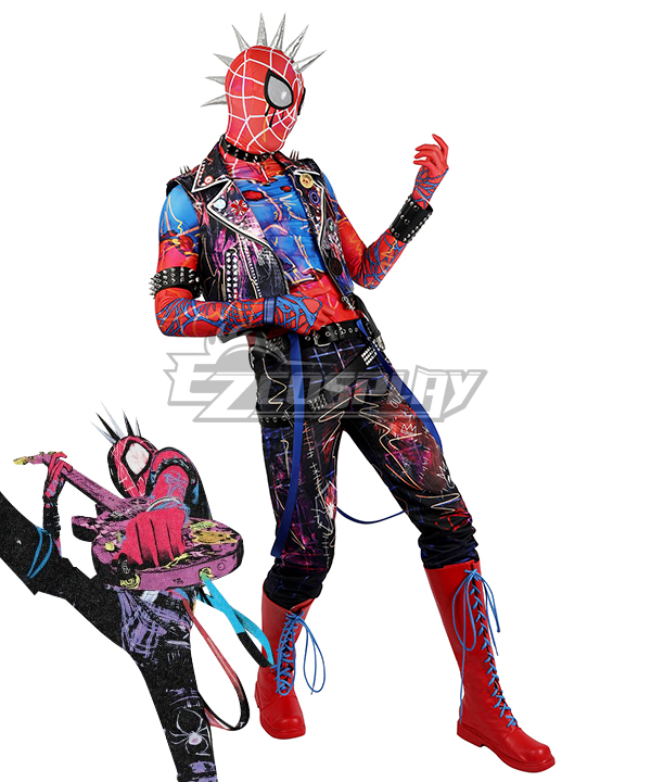 Spider-Man: Across the Spider-Verse Spider-Punk Hobie Cosplay Costume