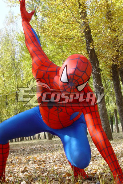 Marvel Spiderman Classic Suit Cosplay Costume