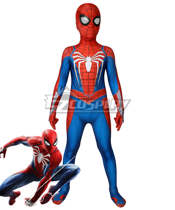 Kids Marvel 2018 PS4 Spider-Man Spiderman Jumpsuit Cosplay Costume