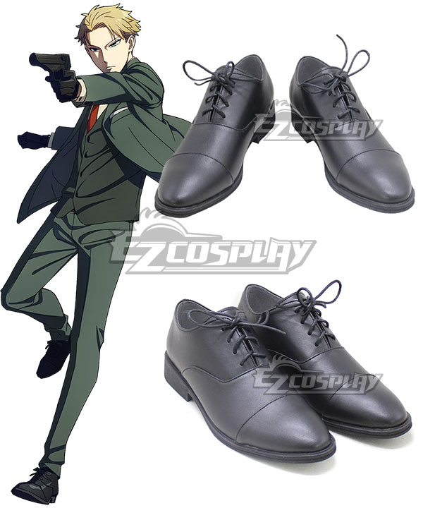 SPY×FAMILY Loid Forger Casual Wear Black Cosplay Shoes