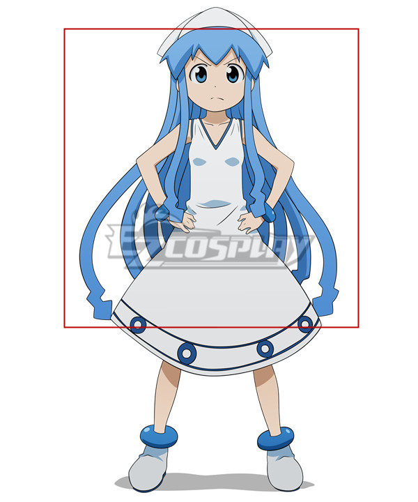 Squid Girl Shinryaku! Ika Musume Blue Cosplay Wig