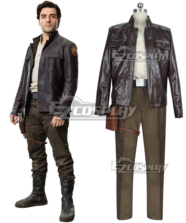 Star Wars 8: The Last Jedi Poe Dameron Cosplay Costume