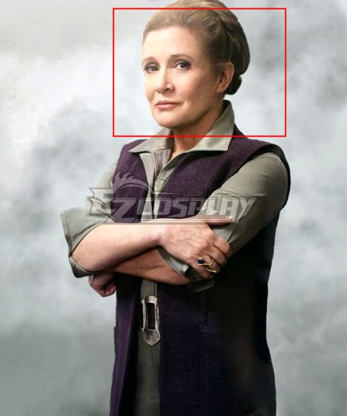 

Star Wars Episode 7 The Force Awakens General Leia Organa Golden Cosplay Wig