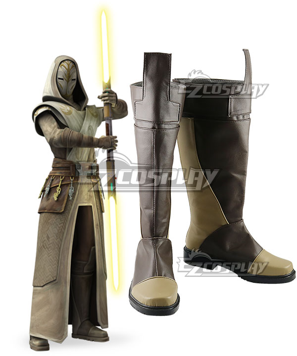 Star Wars Jedi Temple Guard Brown Cosplay Shoes