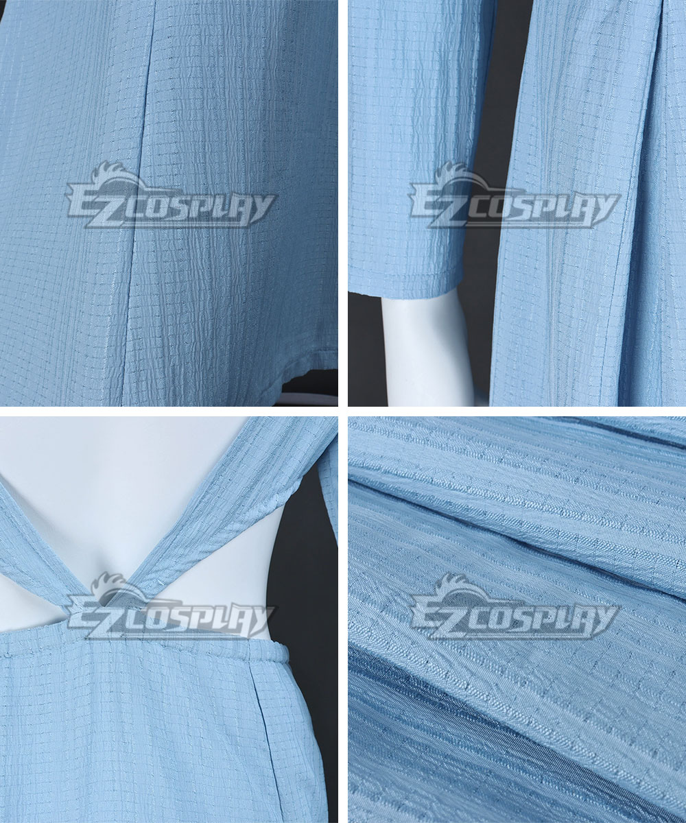 Star Wars Padm Amidala Blue Dress Cosplay Costume