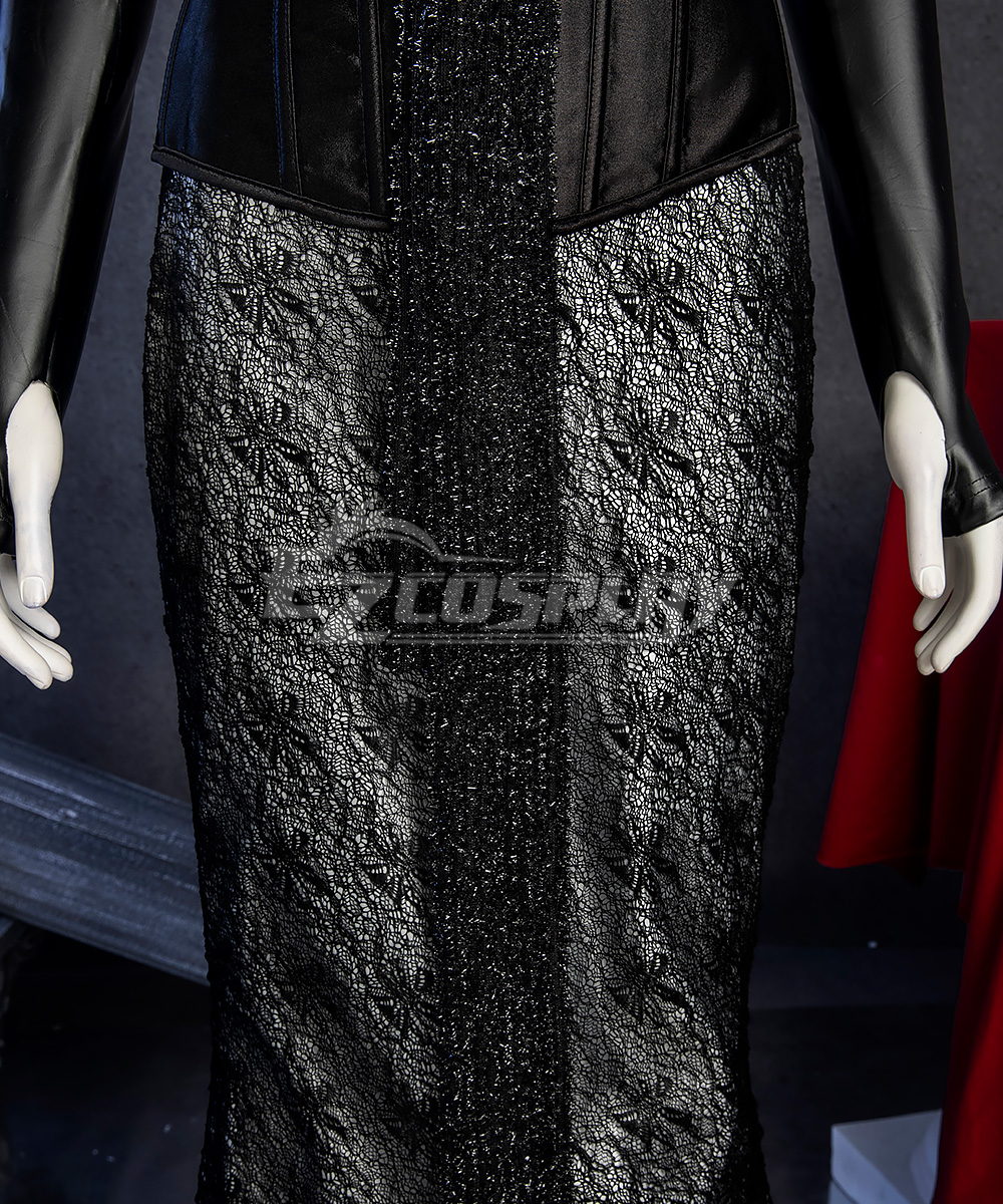 Star Wars Padme Amidala Black Corset Dress Cosplay Costume