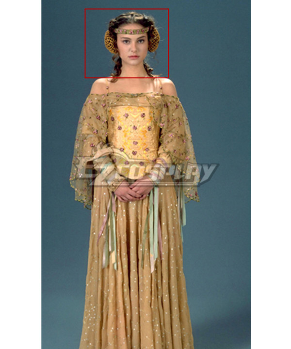 Star Wars Padme Amidala Picnic Brown Cosplay Wig