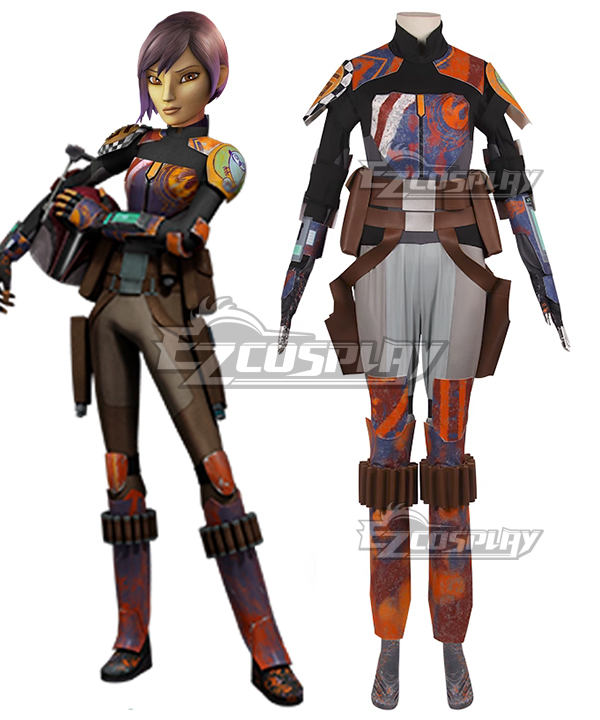 Star Wars Rebels Sabine Wren Season 3 Cosplay Costume