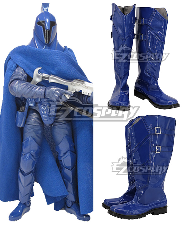 Star Wars republic senate guard Blue Shoes Cosplay Boots