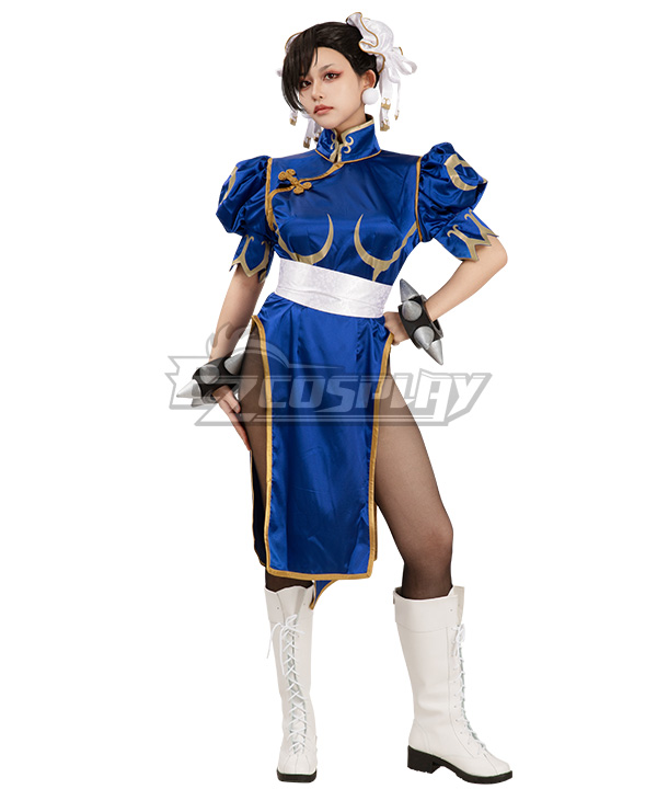 Street Fighter Chun Li Cosplay Costume - Premium Edition