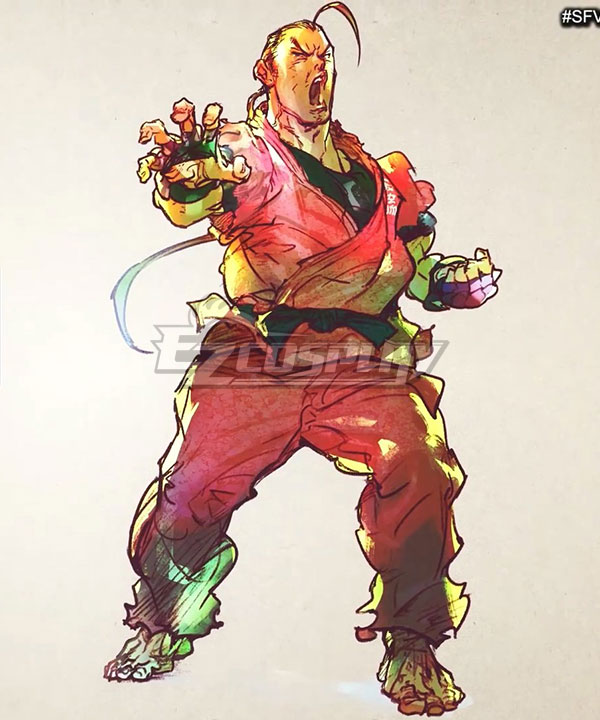 Street Fighter V Dan Cosplay Costume