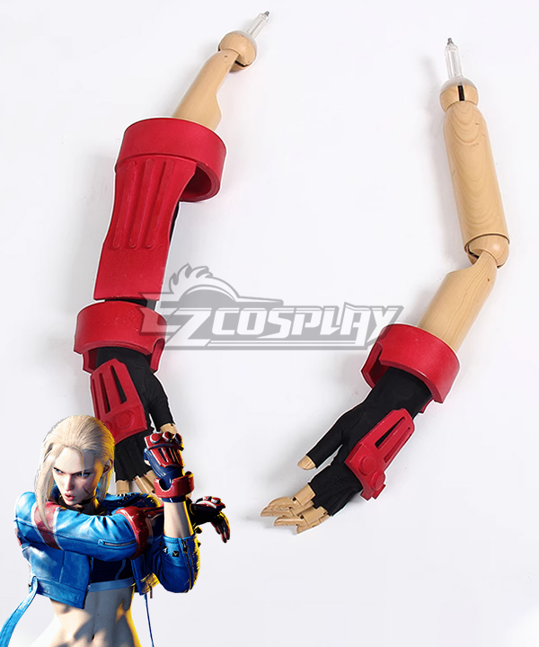 Street Fighter VI 6 Cammy Red Gloves Cosplay Accessory Prop
