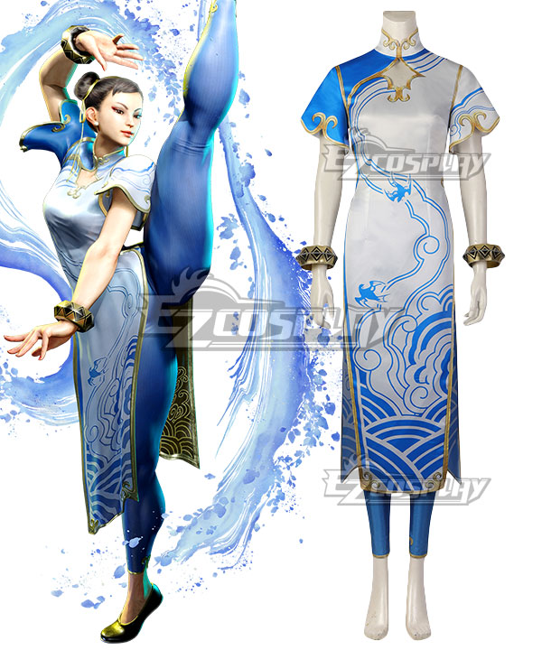 Street Fighter VI 6 Chun Li Premium Edtion Cosplay Costume